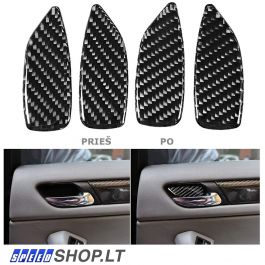 BMW 3 E46 Carbon rankenėlių apdaila